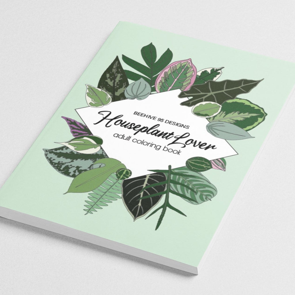 Houseplant Lover Coloring Book - Ed's Plant Shop