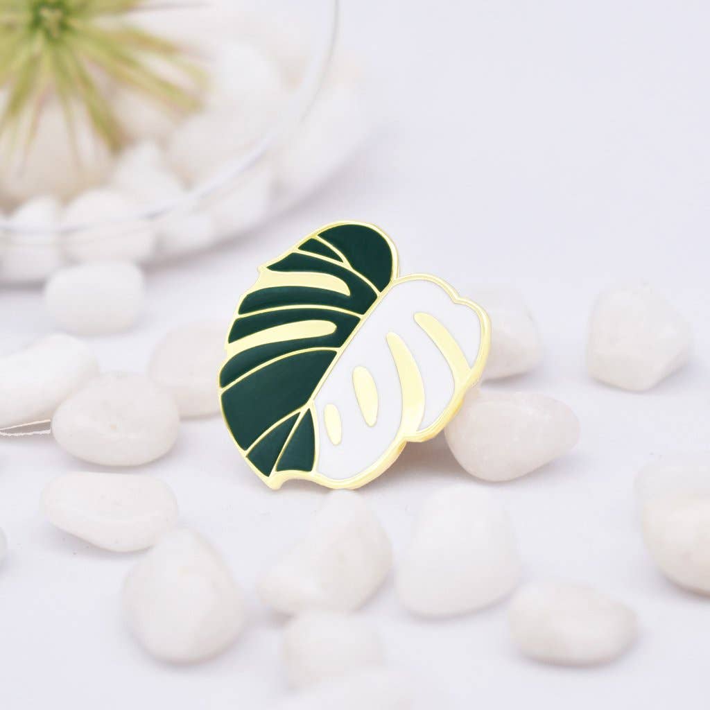 Monstera Leaf Pin - Ed's Plant Shop