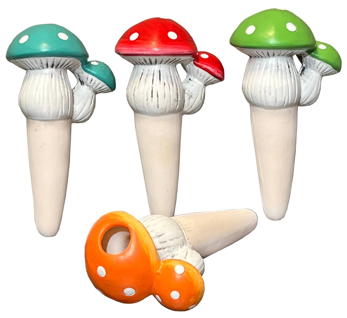 Mushroom Self-Watering Spikes- Various Colors Available - Ed's Plant Shop