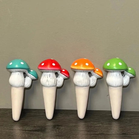 Mushroom Self-Watering Spikes- Various Colors Available - Ed's Plant Shop