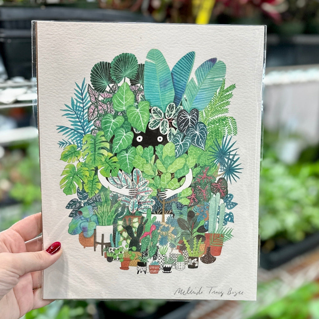 Plant Freak Art Print - Houseplant Decor - Ed's Plant Shop