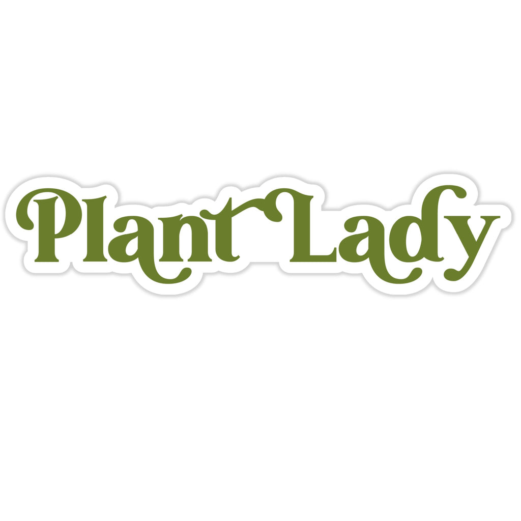 Plant Lady Sticker - Ed's Plant Shop