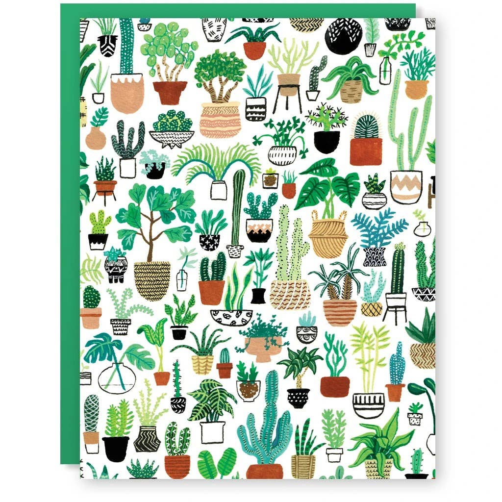 Plant-Themed Birthday Card - Plant Party - Ed's Plant Shop