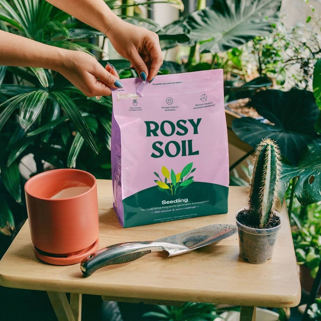 Rosy Soil Organic Seedling & Propagation Mix 8qt. - Ed's Plant Shop