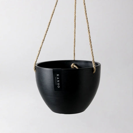 Signature Stone Hanging Planter Pot 8 Inch - Ed's Plant Shop