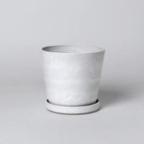 Tapered Signature Planter Pot & Saucer Set | 7" - Ed's Plant Shop