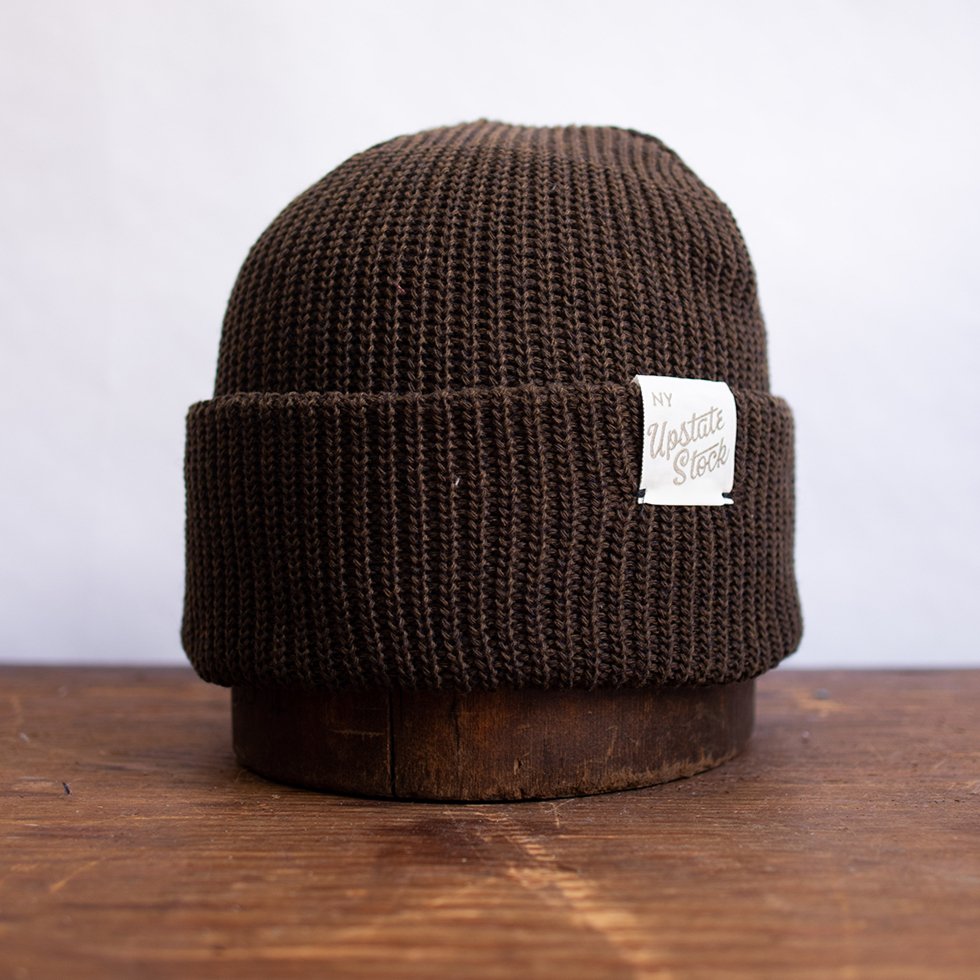 Upcycled Wool Watchcap - Molasses - Ed's Plant Shop
