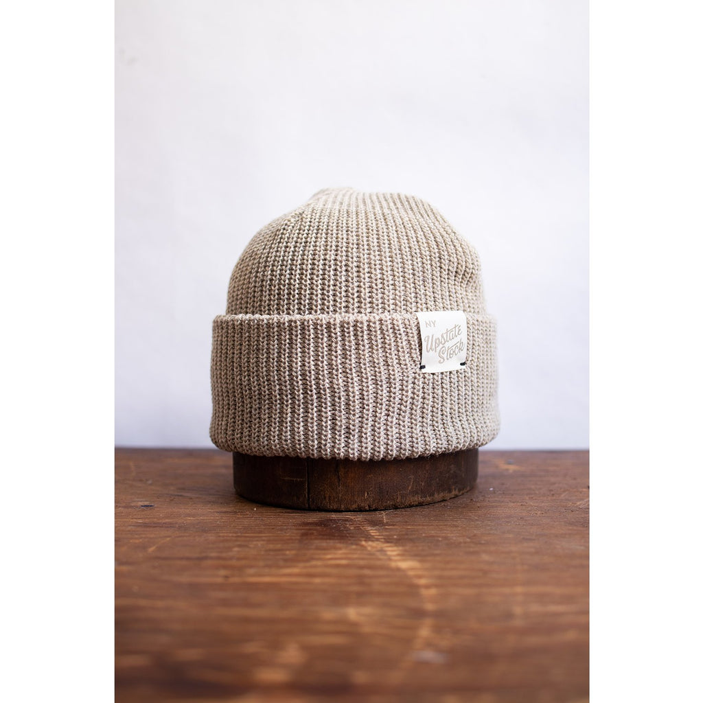 Upcycled Wool Watchcap - Parchment - Ed's Plant Shop