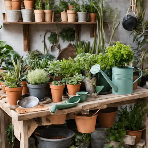 Plant Shelf With Fertilizer