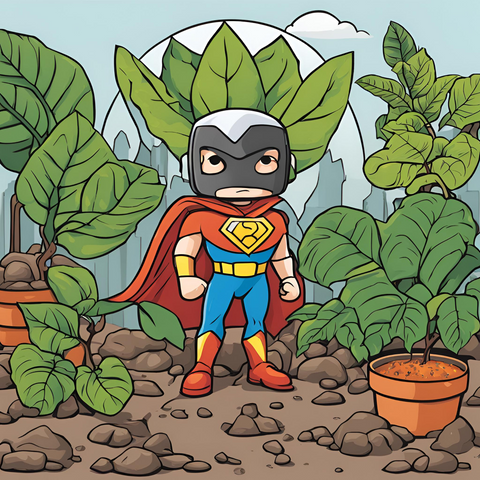 AI Generated Plant Promp: Super Substrates Mascot