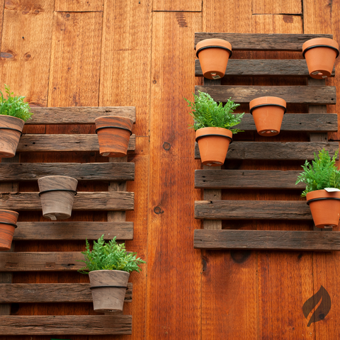 Distressed Wooden Planter