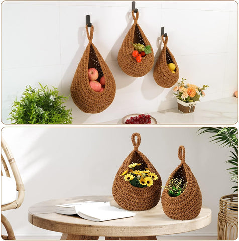 Wicker Hanging Basket For Jungle Design