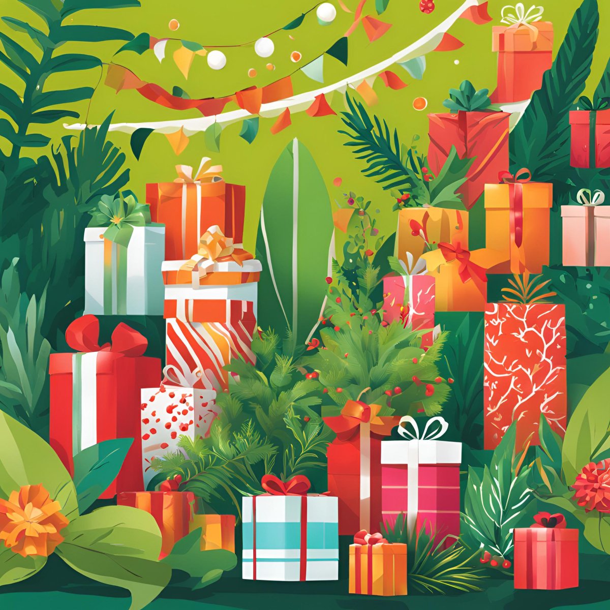 Selection of trending houseplants arranged for Cyber Monday deals