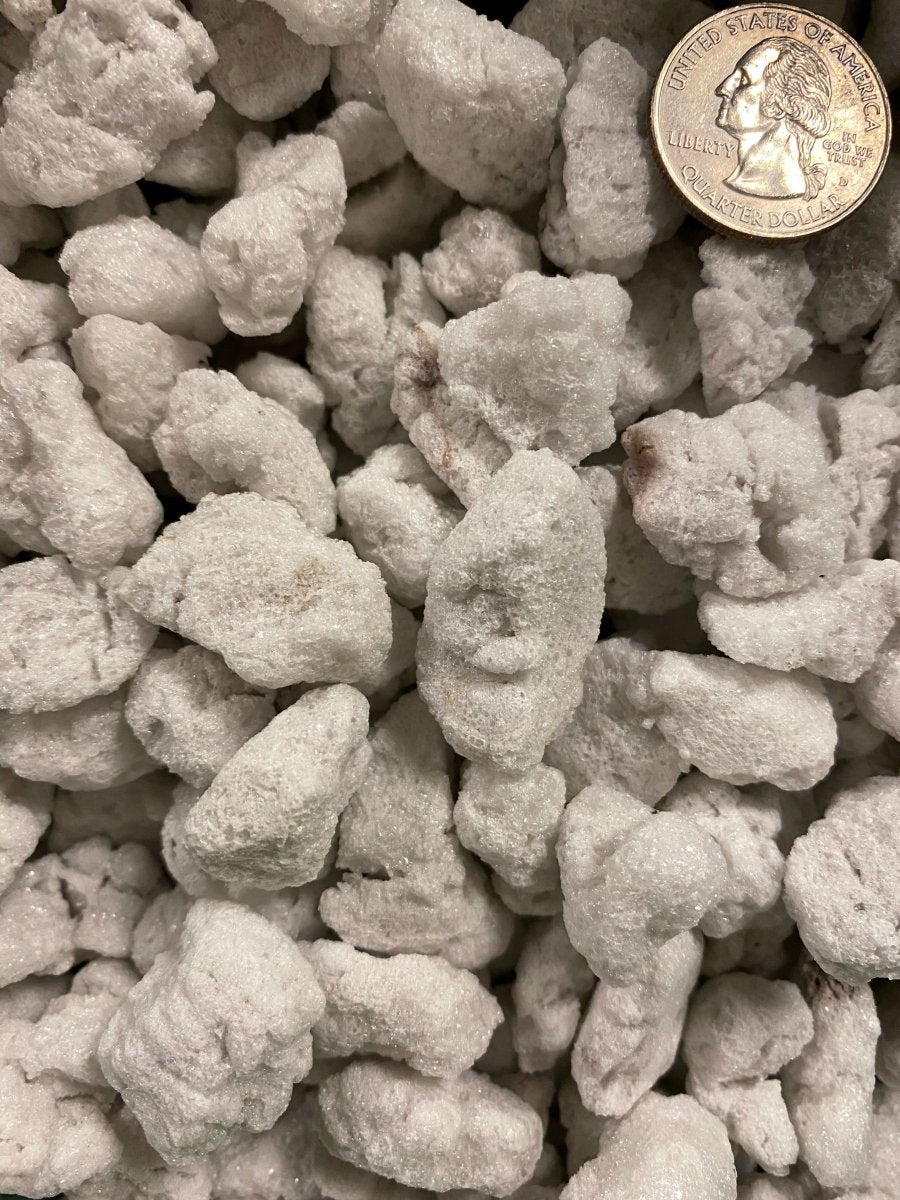 Chunky Perlite by Sol Soils, a lightweight soil amendment that increases airflow and improves drainage for healthy roots