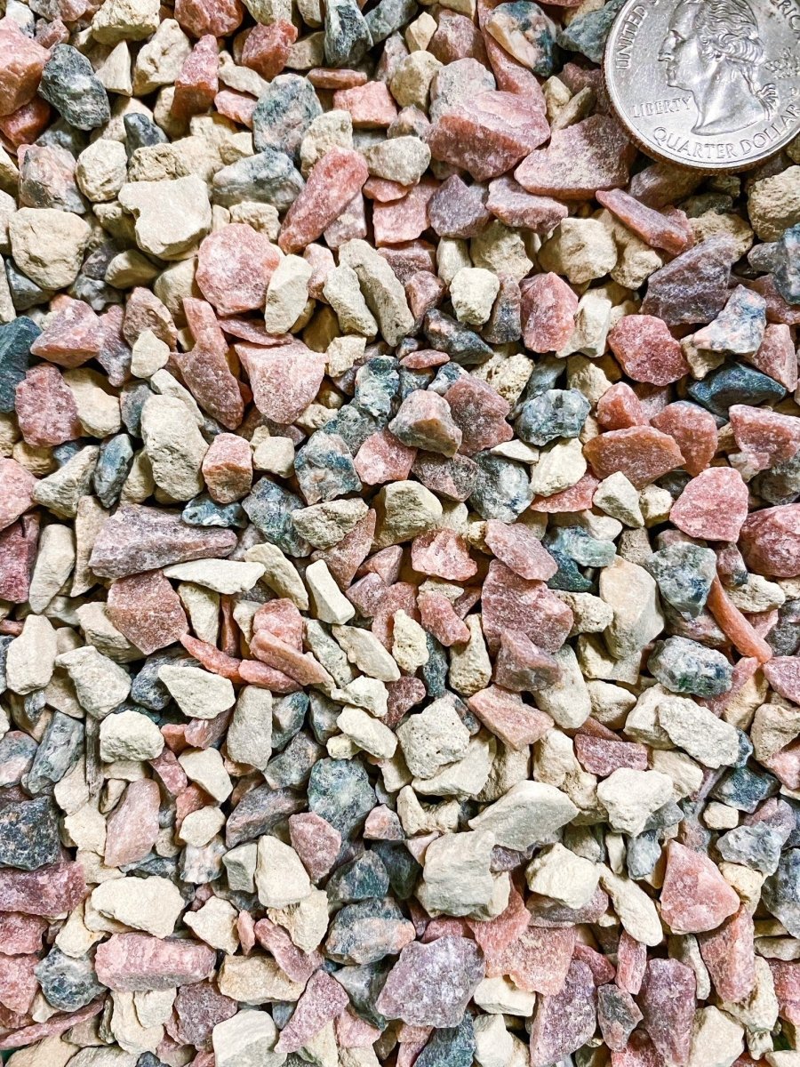 Original Sol Soil Topper by Sol Soils, a decorative rock blend top dressing for potted houseplants